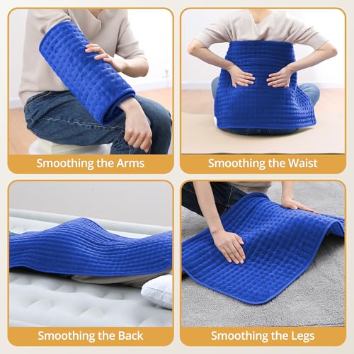 33" x 17" XXXL Extra Large Heat Pad for Back Shoulders, FSA Eligible HSA | Electric Heating Pad,6 Heat Settings, Moist Dry Heat Options, Auto-Off, Washable, Birthday Gifts for Women Men Mom Dad