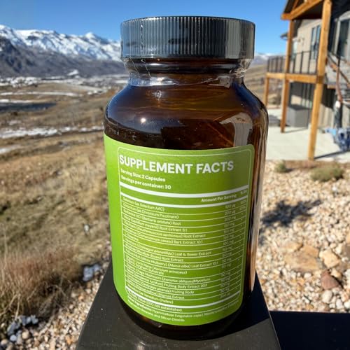 Stability Perimenopause Supplements & Menopause Support | (60 Capsules) with16 Natural Ingredients - L-Theanine, Saffron & Maca Root, Daily Hormone Support & Emotional Balance, Vegan