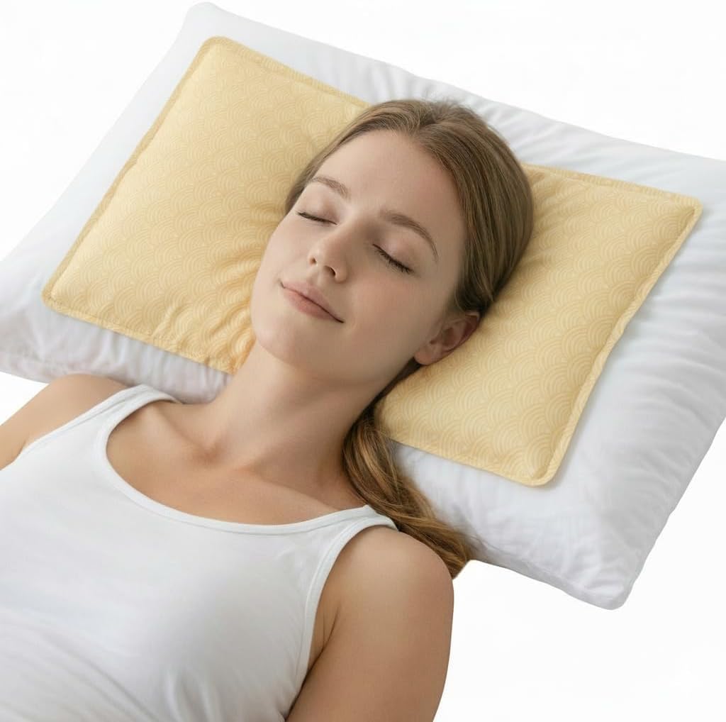 Cooling Gel Pad for Sleep, Instant Relief for Hot Flashes, Night Sweats - Cold Compress Comfort Pillow Cooler for Adults