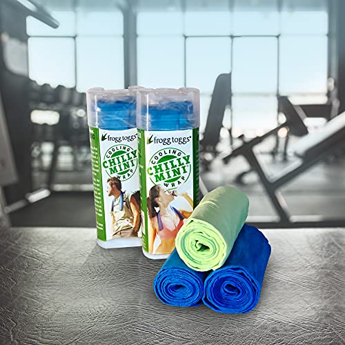 FROGG TOGGS Chilly Mini Cooling Neck Towel, 29" x 3" | Evaporative cooling technology, reusable design, machine washable
