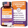 Menopause Support with Black Cohosh - Max Absorption Synbiotic Formula | Hormonal Balance & Wellness Support - Helps Easing Hot Flashes, Night Sweats, Restful Sleep - 60 caps