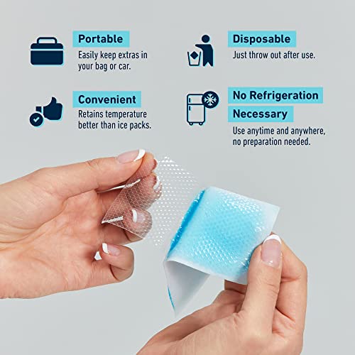 Cooling Patches for Fever and Headache, 20 Pack Migraine Relief for Kids | Cooling Relief for Teens and Adults, Tension and Sinus Headache Patches, Lasts 8 Hours