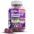 Menopause Supplement for Women Gummies with Black Cohosh, Wild Yam, DIM, Magnesium, Red Clover Chasteberry for Hormone Balance Relief Night Sweats Mood Plus Bergamot, Vitamin D3, Vitamin B6 B12