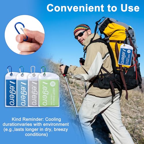 4Pack Cooling Towel 40"x12" Cooling Neck Wraps,Soft Breathable ChillyTowel | IceTowel, Microfiber Towels for Yoga, RunninGym, Camping, Fitness, Workout & More Activities
