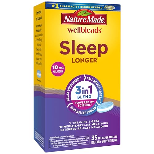 Nature Made Wellblends Sleep Longer, 35 Tri-Layer Tablets