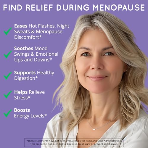 Happy Healthy Hippie Menopause Support for Women, DIM & Probiotics, 60 Ct | Estrogen Supplement for Women - Hot Flashes & Night Sweats - 10 Billion CFU Probiotic with Dong Quai, 30 Servings