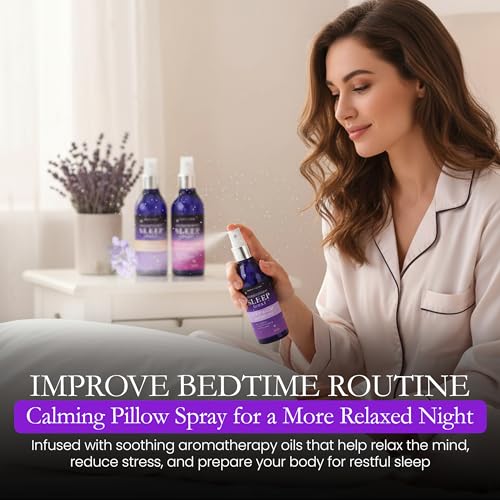 Pillow Sleep Spray Mist for Deep Sleep, Help Stress & Anxiety Relief Aid