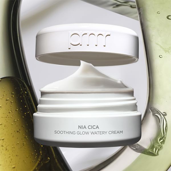 Primera (PRMR) Niacinamide Cica + B5 Cream –Face Moisturizer with Hyaluronic Acid and Centella, skin barrier repair, korean moisutrizer with panthenol, Redness relief and hydrating, 1.01 Fl Oz