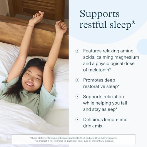 Youtheory Sleep Nighttime Powder - Powder for Circadian Rhythm Support & Stress Relief* - Contains L-Theanine & Glycine - 6 oz (30-Day Supply)