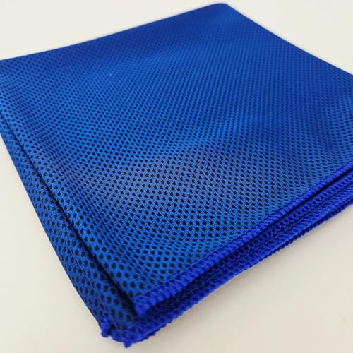 Premium Quality Microfiber Cooling Towel Set, Royal Blue, 2-Pack, 30" x 12" inches, Best for Workout, Sports, Yoga, Cycling, Gym, Walking and Other Outdoor Work.