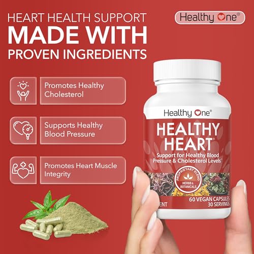 Healthy Heart - Healthy Cholesterol Circulation & Blood Pressure - 60ct