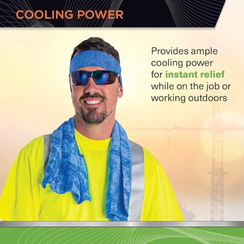 Cordova Consumer Products CT100 Coldsnap Cooling Towl - Blue - Super Absorbent and Evaporative PVA Material 33.5" L x 13" H