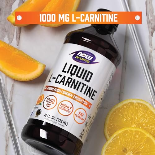 NOW Sports, L-Carnitine Liquid 1,000 mg, Citrus, 16 fl. oz