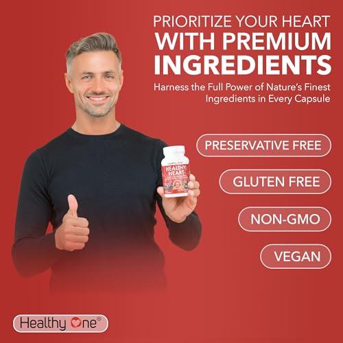 Healthy Heart - Healthy Cholesterol Circulation & Blood Pressure - 60ct