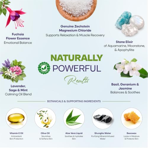 Taspen's Organics Menopause Support Magnesium Sleep Cream – Natural Cooling Relief for Hot Flashes & Night Sweats | Promotes Relaxation & Sleep | Flower Essence & Botanical Formula (1.7 oz)