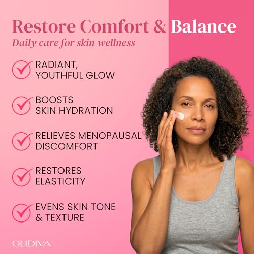 Estro+ Face Cream for Woman | Bioidentical Hormone Support & Synthetic Estriol Free Skin Hydration | For PMS & Menopausal Comfort & Skin Firmness – 4.23 oz (3 Month Supply)