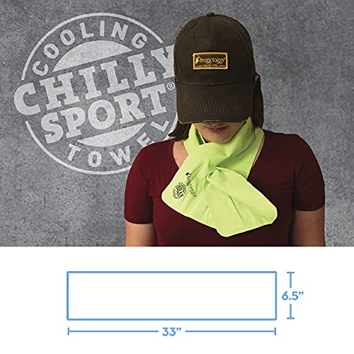 FROGG TOGGS Chilly Sport Cooling Neck Wrap & Head Band | UPF 50 sun protection, reflective details, shields you from harmful UV rays, powerful cooling technology