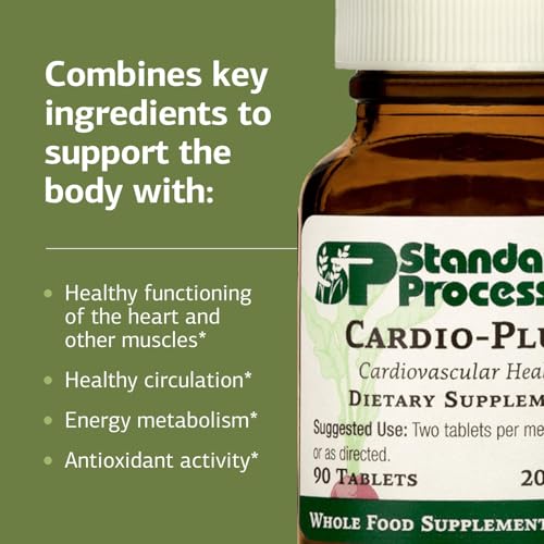 Standard Process Cardio-Plus, Heart & Circulation Support, 90 Tablets