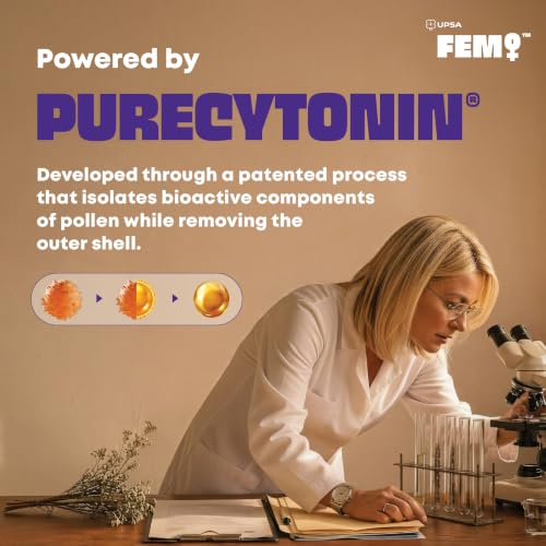 Upsa FEM Perimeno Perimenopause Supplements for Women - Non-Hormonal Pre-Menopause Support for Hot Flashes, Night Sweats, Mood, Sleep & Low Energy - Hormone Balance, Anxiety Relief - 30 Capsules