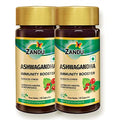 Zandu Ashwagandha Capsules (120 veg caps), Formulated with Pure Extracts of Ashwagandha, Immunity Booster, For Natural Body Strength, Stress Buster (Pack of 60 x 2)