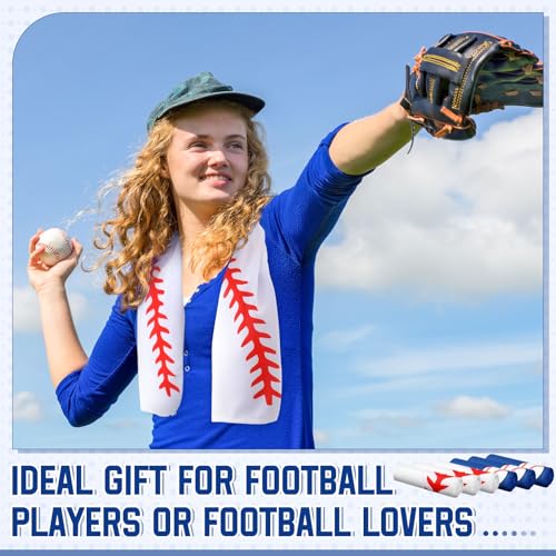 24 Pcs Baseball Cooling Towels Gifts 40 X 12 Inch | Cold Towels for Hot Weather Sports, Fast Drying Breathable Microfiber, For Baseball Team Gifts, Party Favor