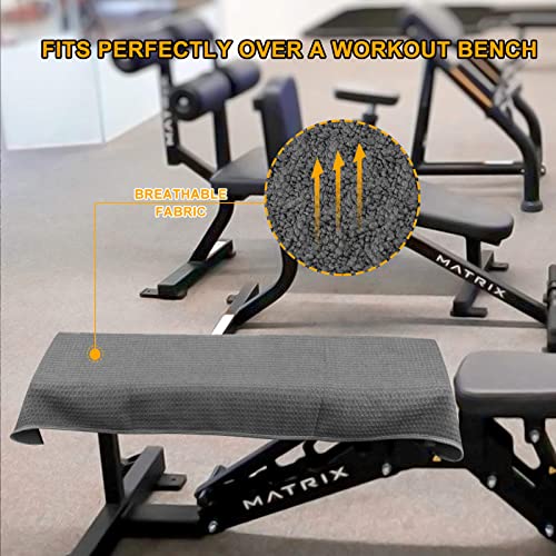 SUNLAND Microfiber Workout Gym Sweat Towels for Men | Fast Drying, Fitness Sports Towel, For Women, Lightweight Multi-Purpose, Hot Yoga Towel