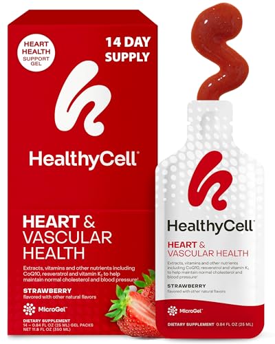 HealthyCell Heart & Vascular Health Daily Liquid Supplement - 14 Gel Packs
