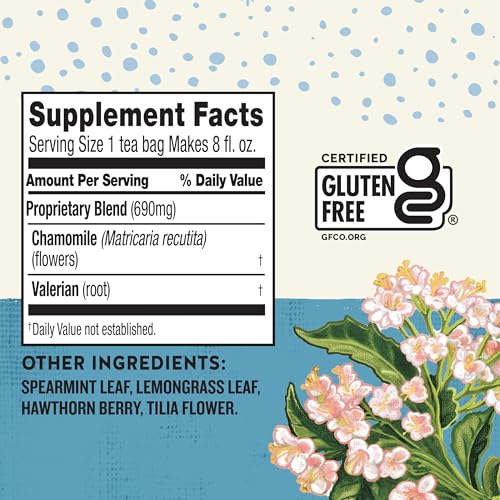 Celestial Seasonings Sleepytime Ekstra Bitki Çayı, 20 Poşet Çay Kutusu