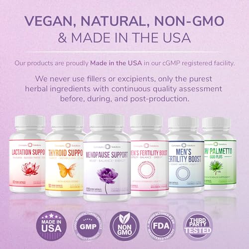 Menopause Support - Menopause Relief and Weight Management Support - for Hot Flashes, Night Sweats Relief and Energy - 120 Capsules - Made in USA