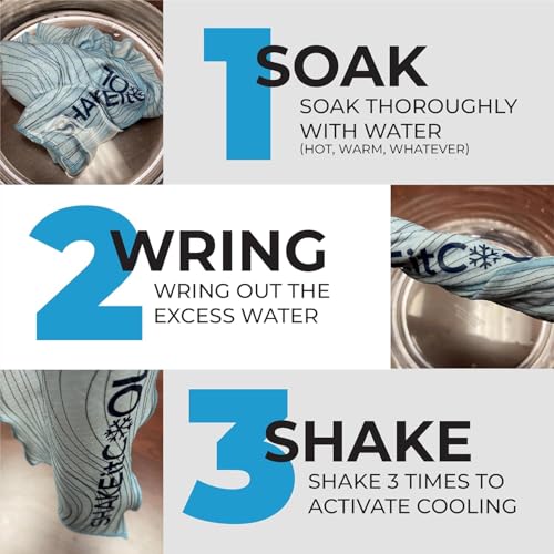 Large Cooling Shawl - Instant Heat Relief for Outdoor Events