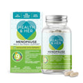 Health & Her Menopause Supplement, Multivitamin for Women, 30 Day Supply | 9-in-1 daily multivitamin for women during Menopause, with Ashwagandha & Red Clover; Vegan, gluten-free; 60 capsules