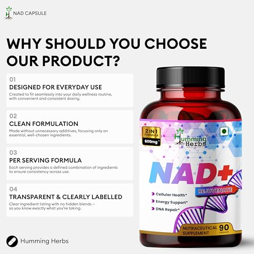 NAD+ 300mg + Resveratrol 300mg – 90 Vegan Kapsül – Yaşlanma Karşıtı