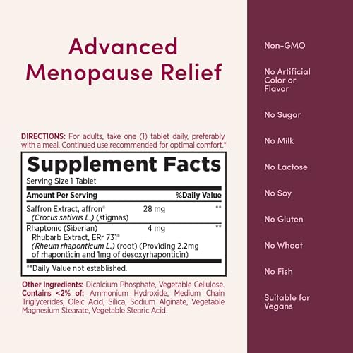 Nature's Bounty Optimal Solutions Advanced Menopause Relief Supplements