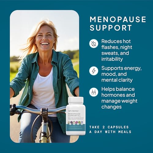 Menopause Support for Women -All-Natural, Hormone-Free Perimenopause & Menopause Support. Third-Party Tested - Hot Flashes, Mood, Energy, Sleep & More. Made in USA, 60 Capsules​.