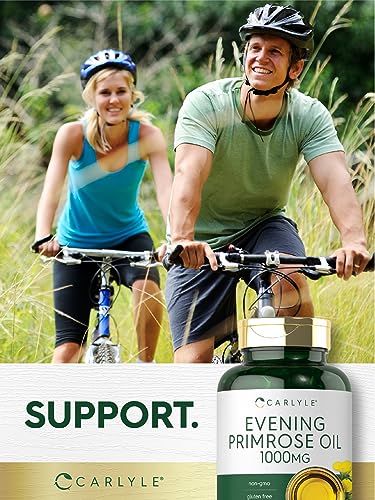 Carlyle Evening Primrose Oil Supplement 1000mg | 80 Softgel Capsules