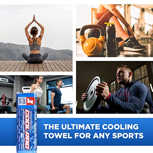 Cool Cool RAG Extreme Cooling Towel for Heat Relief - PVA Cooling Towel for Workout, Gym, Running and for Other Outdoor Sports - Cooling Rag for Neck - Cool Towel for Quick Cooling