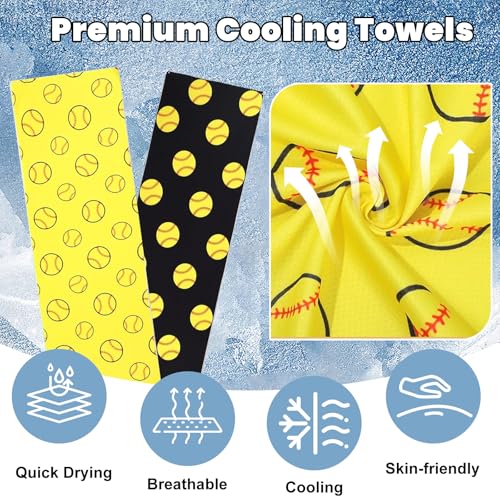2Pcs Baseball Cooling Towels for Bogg Bag,160GSM Ice Towels | BOGG Companion | Thickened | Breathable | Sweat-Absorbing | Quick-Drying | 1 Red & 1 Blue