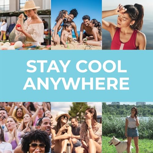 Large Cooling Shawl - Instant Heat Relief for Outdoor Events