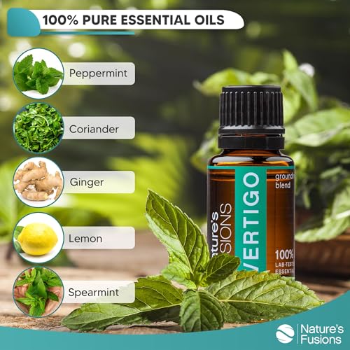 Nature's Fusions Vertigo Relief Essential Oil Blend w/Peppermint - 15ml
