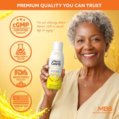 Liquid CoQ10 120mg of Bioavailable Ubiquinone for Superior Absorption. Support Heart, Bone, and Skin Health with a Natural Antioxidant. 35 Servings in a Convenient 17 oz Bottle.