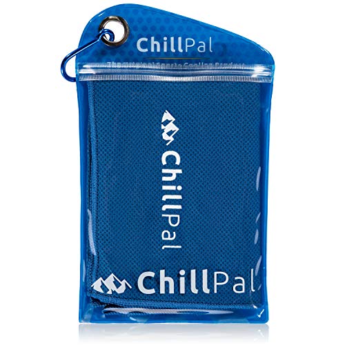 Chill Pal Mesh Cooling Towel (Blue, 12 x 40 inch)