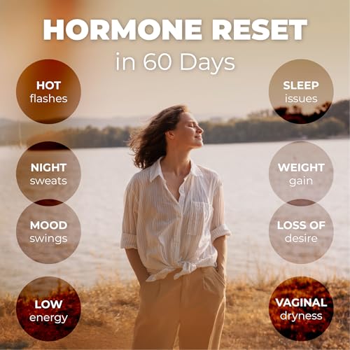 Her Bodhi Meno Menopause Supplement for Women, Hormone-Free, 60 Capsules | Soy Isoflavones, Black Cohosh & KSM-66 Ashwagandha to support comfort through hot flashes and night sweats; vegan*