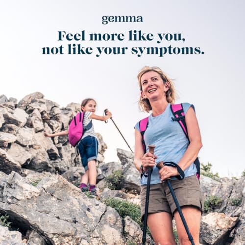Gemma Keep Your Cool Menopause Relief Supplement – Black Cohosh, Ashwagandha & Chasteberry for Hot Flashes, Night Sweats & Mood Support – Hormone-Free Perimenopause Support Capsules
