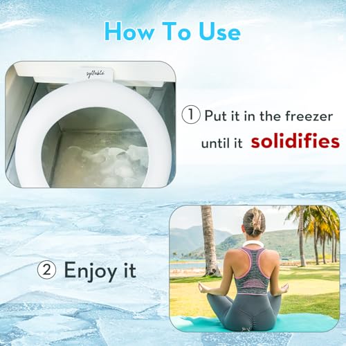 Neck CoolingTube with Insulated Bag, Reusable Neck Coolers Wearable Body Cooling Products for Hot Weather in Summer