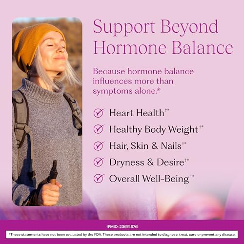 Femmenessence MacaLife – Clinically Proven Perimenopause Supplement for Women – Natural Hormone Balance, Mood, Hot Flashes & Night Sweats Relief – 120 Organic Vegan Capsules (60 Day Supply)