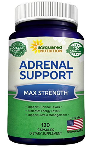 aSquared Nutrition Adrenal Support & Cortisol Manager – 120 Capsules