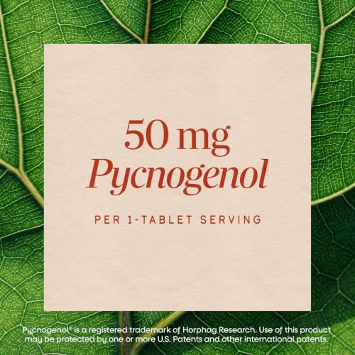 Nature's Way Pycnogenol Premium Blend, 50mg Circulation Support*, 30 ct