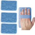Ice Pack – Reusable Hot & Cold Compress for Pain Relief. | 3 pack blue, flexible design with soft covers, for knee, foot, ankle, neck, sports swelling & injuries