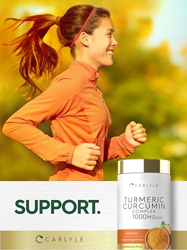 Carlyle Turmeric Curcumin with Black Pepper | 180 Capsules