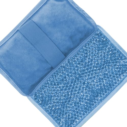 Ice Pack – Reusable Hot & Cold Compress for Pain Relief. | 3 pack blue, flexible design with soft covers, for knee, foot, ankle, neck, sports swelling & injuries